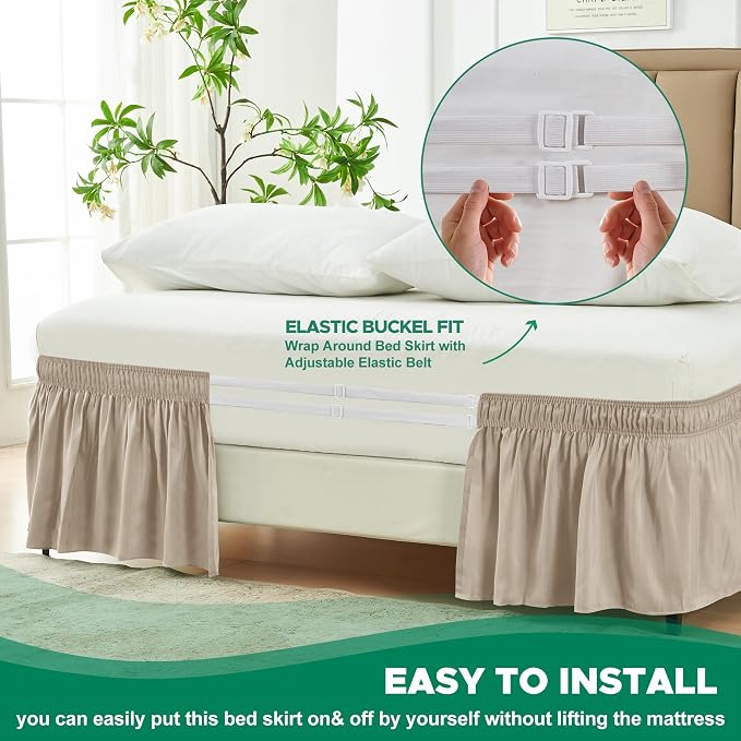 Biscaynebay Wrap Around Bed Skirts - Image 5