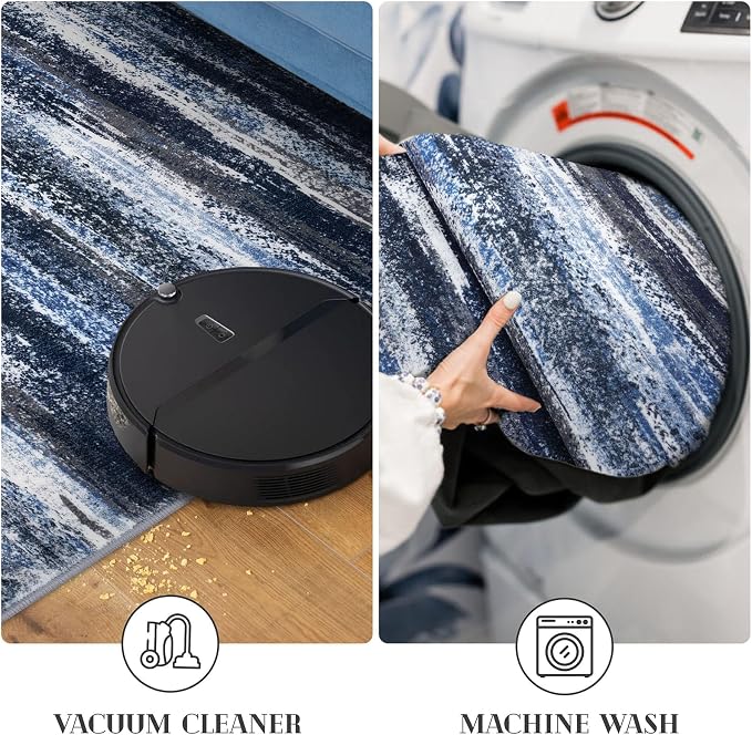 Modern Abstract Runner Rug 2x6 - Image 5