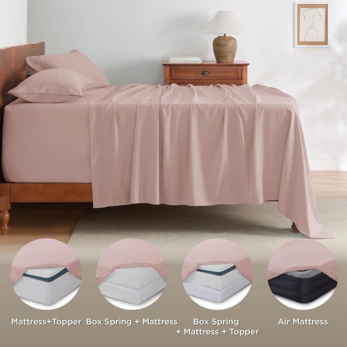 Bedsure Deep Pocket Twin Sheets Set - Image 7
