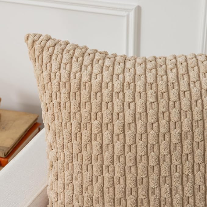 Kevin Textile 12x20 Inch Pillow Cover 1 Pack Boho Decorative Soft Striped - Image 2