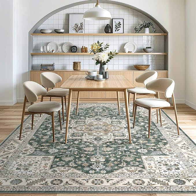 Vintage Living Room Area Rug 6x9 - Image 7