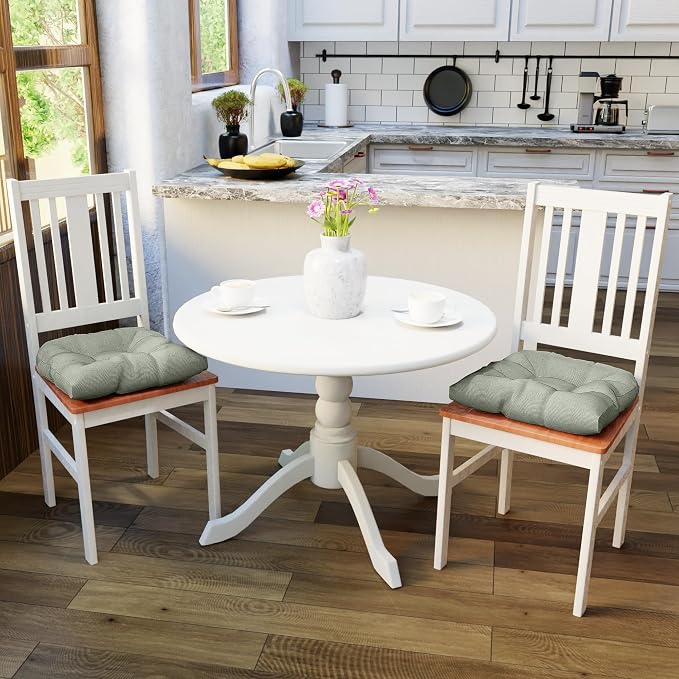 Klear Vu Gripper Overstuffed Universal Non-Slip Dining Chair Cushions - Image 8