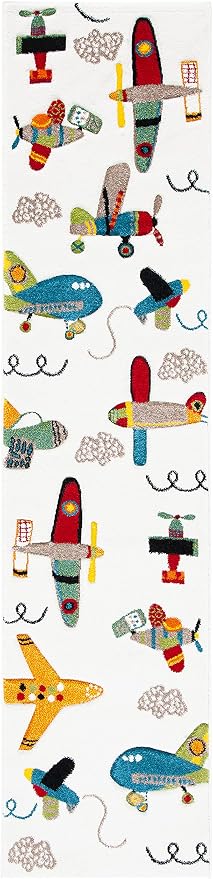SAFAVIEH Carousel Kids Collection Runner Rug - Image 2