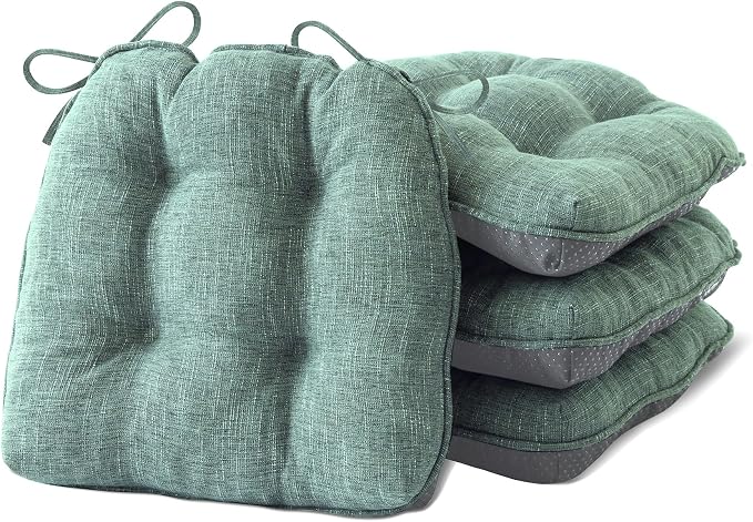 Chair Cushions for Dining Chairs Set of 4, Kitchen Chair Cushions, Chair Pads by IPYNBAP