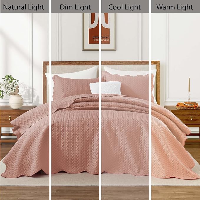 IR Imperial Rooms California King Quilt Bedding Set Size + 2 Pillow Shams - Image 9