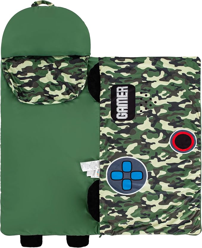 Kid's Nap Buddies Character Preschool Nap Mat, Toddler Sleeping Bag - Image 4