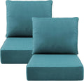 Luxury 6" Outdoor Cushions for Patio Furniture, Fade Resistant Couch Chair by Pugire