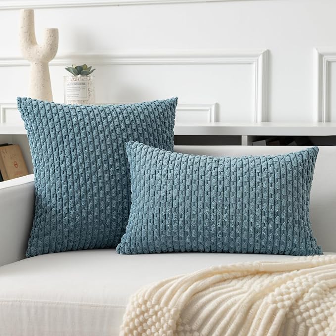 Kevin Textile 12x24 Inch Pillow Cover 1 Pack Boho Decorative Soft Striped - Image 5