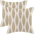 BETGINY Tan Khaki Boho Pillow Covers 18 x 18 Inch Pack of 2, Bohemian Ethnic by BETGINY