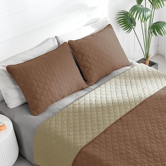 Easy-Going Twin Size Reversible Quilt Set - Image 2
