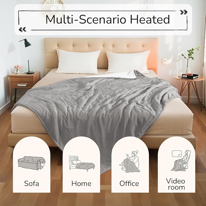 Electric Heated Blanket King Size 90"x100" - Image 5