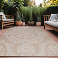 Medallion Outdoor Rug 5x7 Washable Outside Carpet by Unknown
