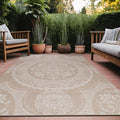 Medallion Outdoor Rug 10x14 Washable Outside Carpet by Unknown
