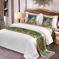 Bed Runner for Guest Room，Luxury Bed Runner，Wedding Bed Runner，Embroidered Bed by Unknown