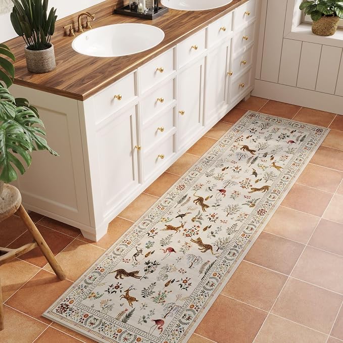 Rugcomf Runner Rug for Kitchen Rug Non Slip 2'x6' Washable Rugs - Image 4