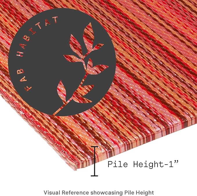 Fab Habitat Striped Non Slip Doormat - Image 6