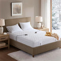 Beautyrest Cotton Blend Heated Mattress Pad Secure Comfort Technology by Beautyrest