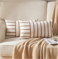 Caflife Boho Throw Pillow Covers 12x20 Set of 2 Soft Farmhouse Decorative Couch by Caflife