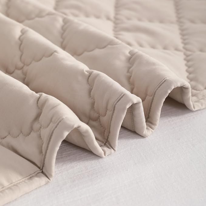 NTBAY Down Alternative Toddler Comforter, Lightweight and Warm Solid Color Baby - Image 5