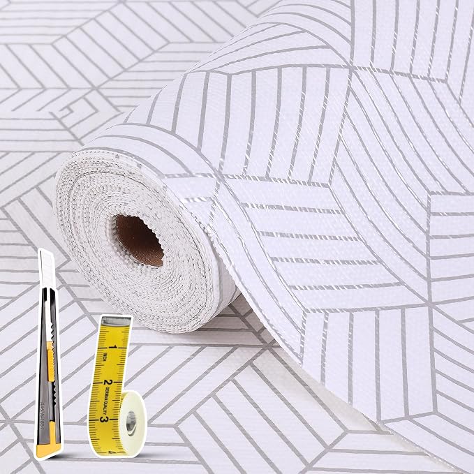 Shelf Liners for Kitchen Cabinets 12in x 20FT, Non Adhesive Cabinet Liner by Kimhan