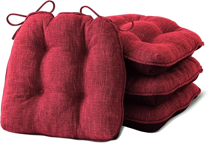 Chair Cushions for Dining Chairs Set of 4, Chair Pads by IPYNBAP