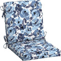 Arden Outdoor Midback Chair Cushion, 18 x 16.5, Rain-Proof, Fade Resistant Blue by ARDEN