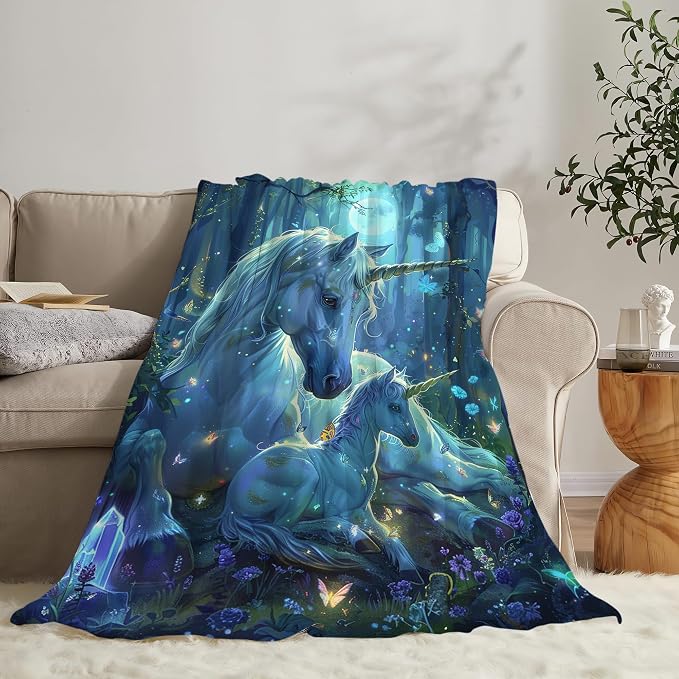 Unicorn Throw Blanket - Image 7
