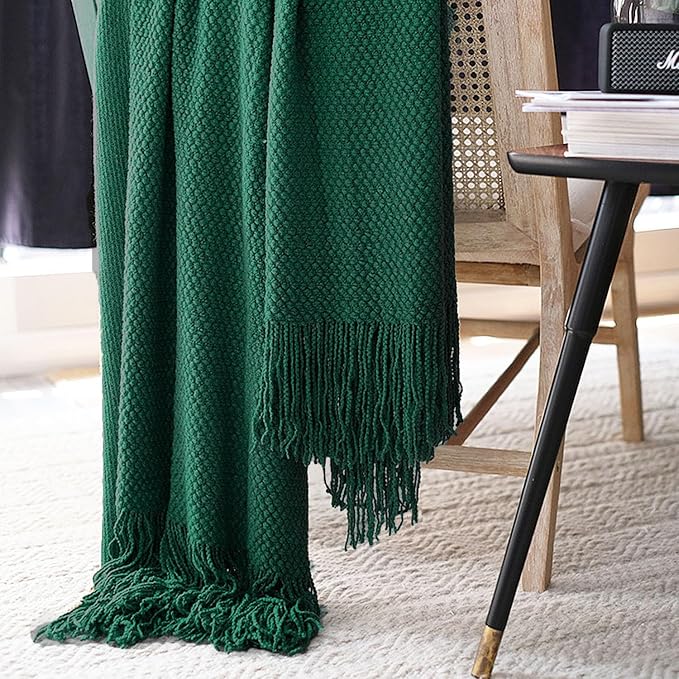 LOMAO Knitted Throw Blanket - Image 4