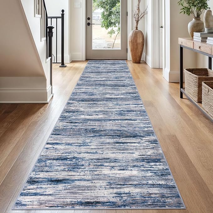 2.6x16 Modern Abstract Runner Rug by SiiloomRug