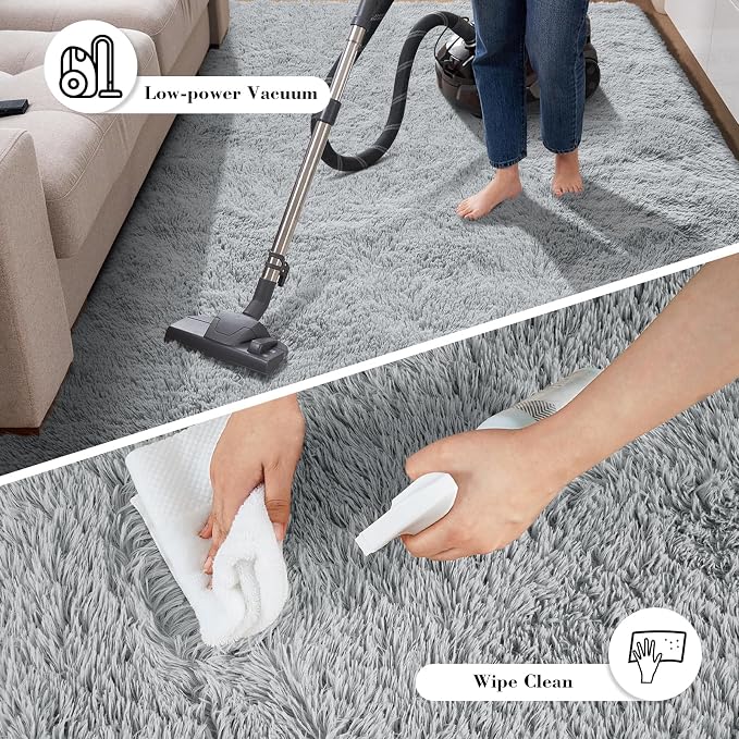 Soft Runner Rugs for Bedroom, Bedside Rug for Living Room Bedroom Kids Room - Image 6