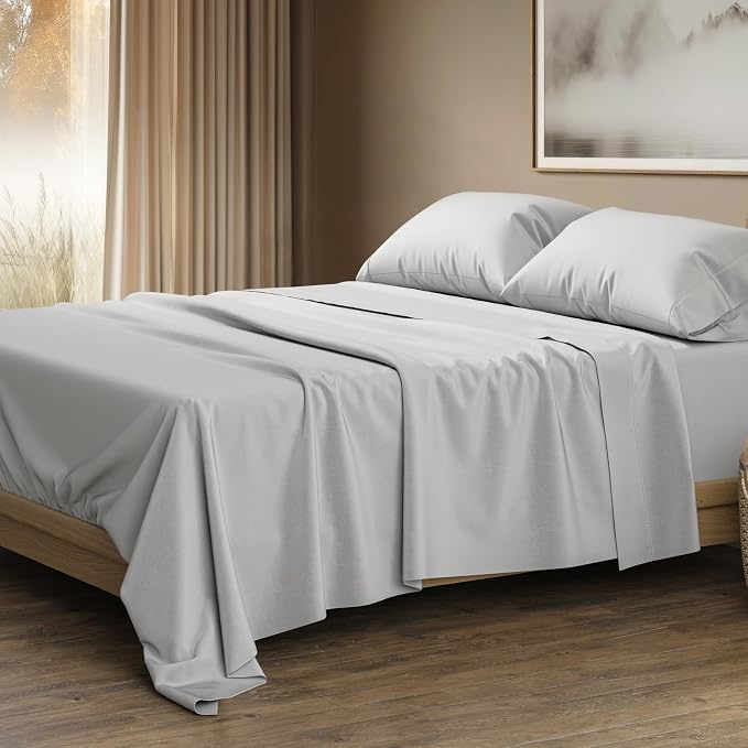 THREAD SPREAD 100% Egyptian Cotton Sheets King Size Bed Set by THREADSPREAD