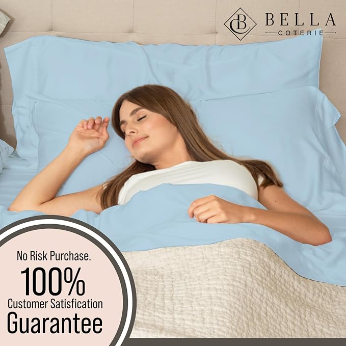 Bella Coterie Luxury Bamboo Viscose Twin Size Sheet Set | 100% Organically - Image 5