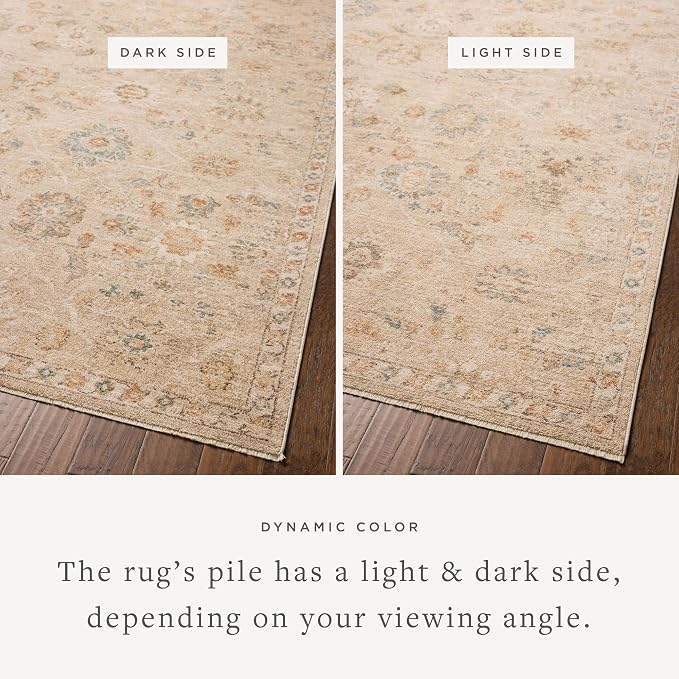 Loloi Chris Loves Julia Palma Collection PLM-11 Natural/Multi 2'-7" x 7'-6" - Image 3