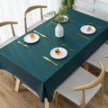 Rectangle Table Cloth, 100% Waterproof Tablecloth Oil Proof Spill Proof Vinyl by Unknown
