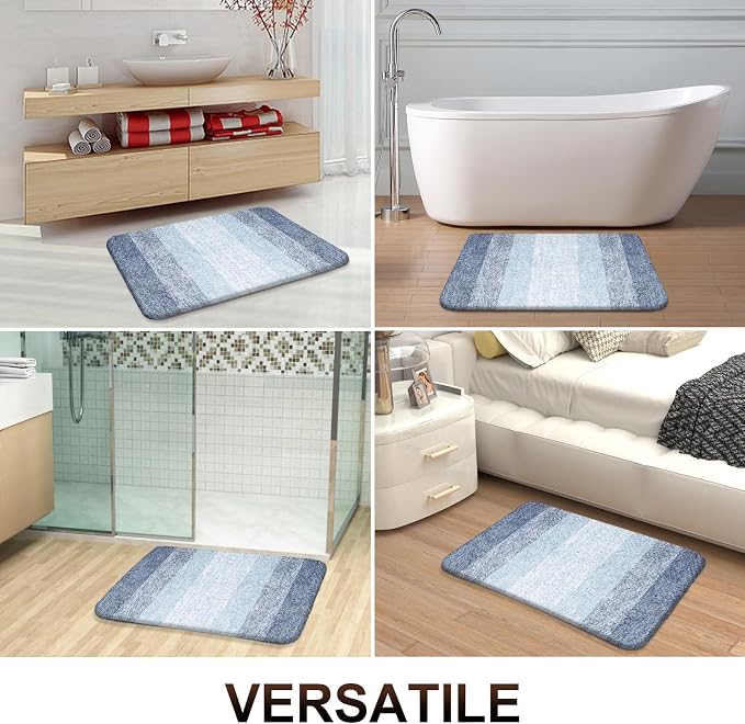 OLANLY Bathroom Rugs Mat 70x46, Extra Soft Absorbent Microfiber Bath Rugs - Image 6