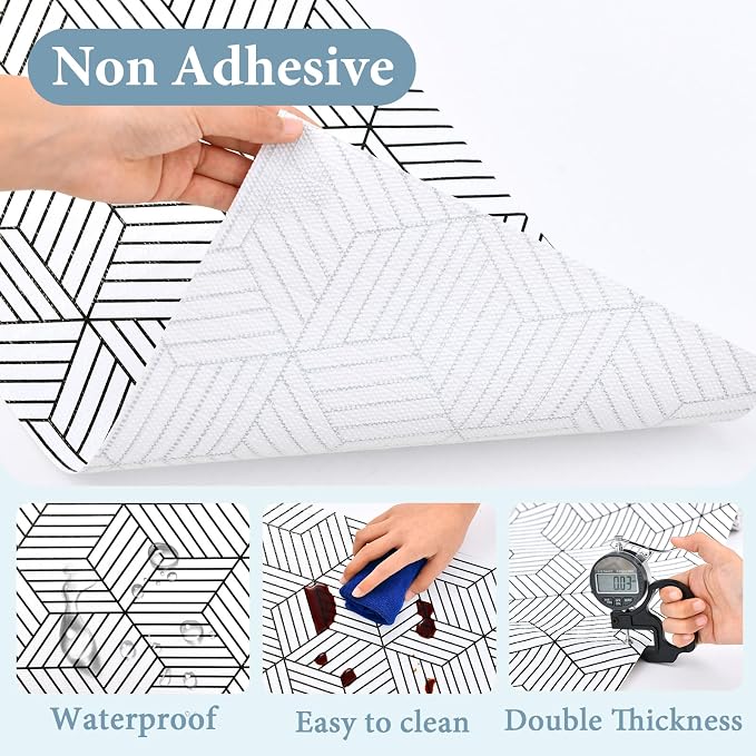 Shelf Liners for Kitchen Cabinets 12in x 20FT, Non Adhesive Cabinet Liner - Image 6