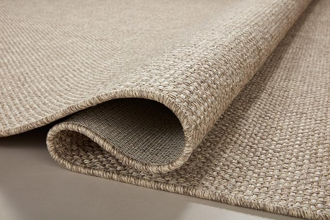 Loloi Dawn Collection Indoor/Outdoor DAW-04 Coffee 7'-8" x 10' Area Rug - Image 5