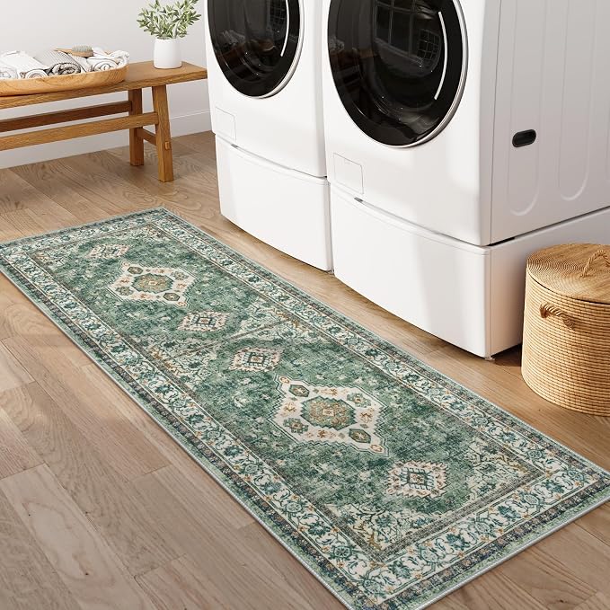 Lahome Oriental Washable Hallway Runner Rug, 2x6 Runners - Image 5