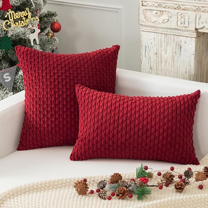 Kevin Textile 12x20 Inch Pillow Cover 1 Pack Boho Christmas Decorative Soft - Image 5