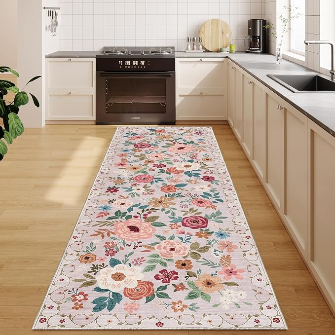 DUKINO 2x6 Runner Rug for Hallway, Washable Kitchen Runner Rug - Image 5