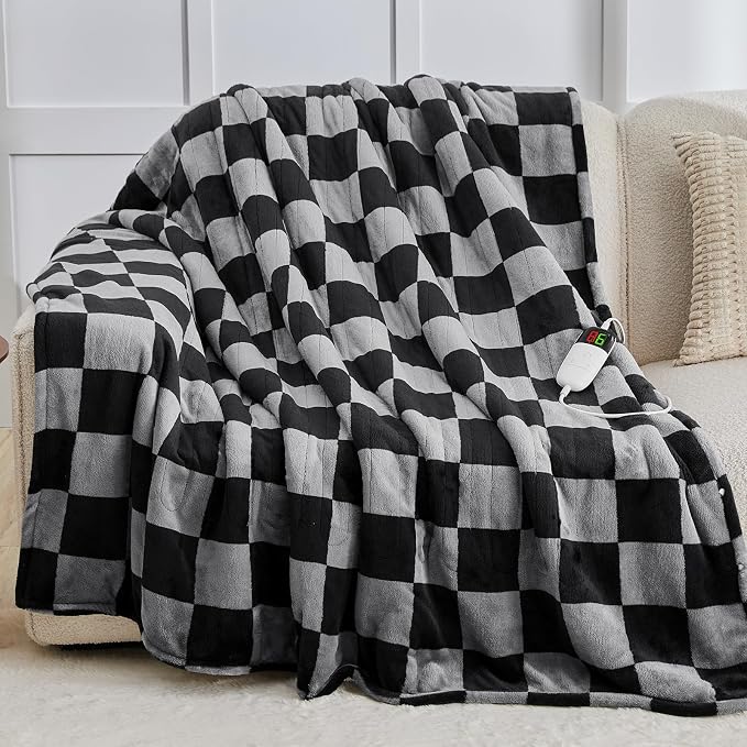Heated Electric Blanket Twin Size, 62X84 Heating Blanket - Image 8