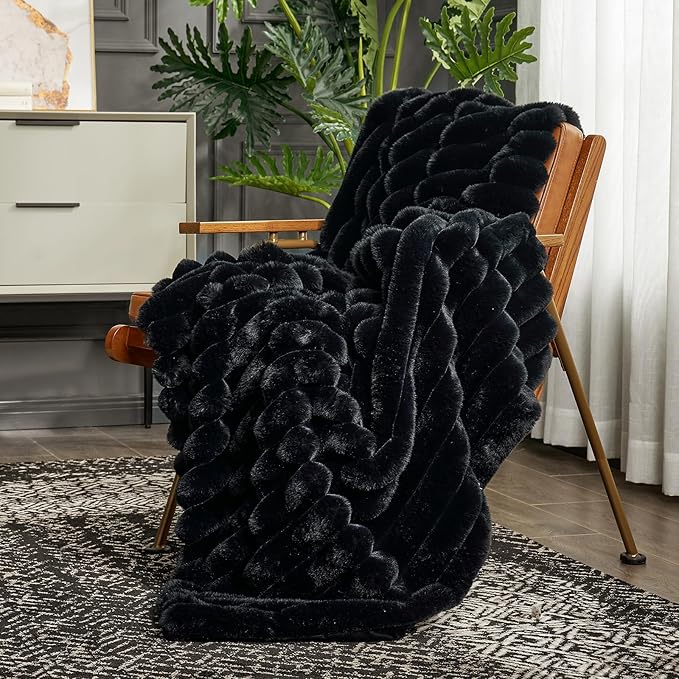 Cozy Bliss Faux Fur Throw Blanket - Image 4