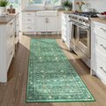 Collive Washable Hallway Runner Rugs, Vintage Boho Soft Bedroom Carpet Runner by Collive