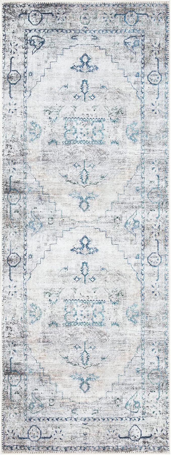 Bloom Rugs Washable Non-Slip 7 ft Runner - Image 3