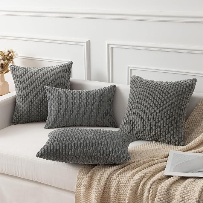 Kevin Textile 12x24 Inch Pillow Cover 1 Pack Boho Decorative Soft Striped - Image 5