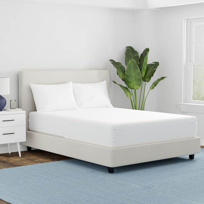 AllerEase Waterproof Mattress Protector Stain Protection Full Size Allergen - Image 2