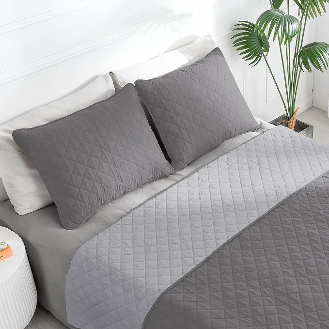 Easy-Going Twin Size Reversible Quilt Set - Image 2