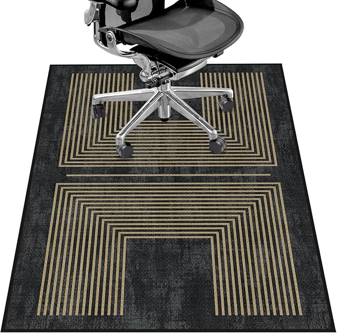 Office Chair Mat for Hardwood Floor&Tile Floor, Under Desk Rug for Rolling by LreedyMat