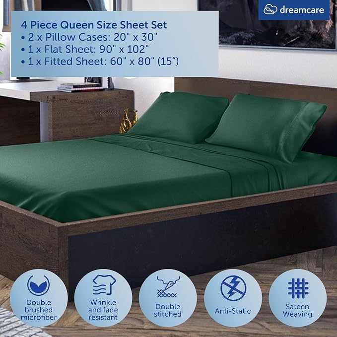 DREAMCARE Queen Size Sheets - Image 4