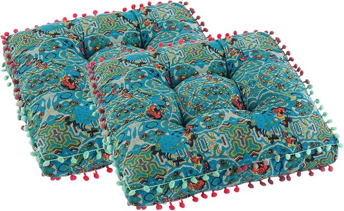 Bohemian Seat Cushion，Indoor & Outdoor 16.5" x 16.5" Seating Cushion by Unknown